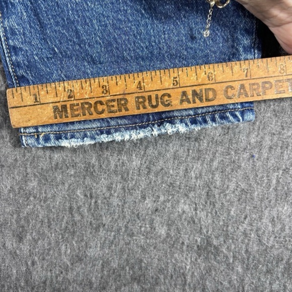 NWT Abercrombie & Fitch Women's Mid Rise Boyfriend Jeans Baggy Distressed 31 12S - Picture 4 of 9
